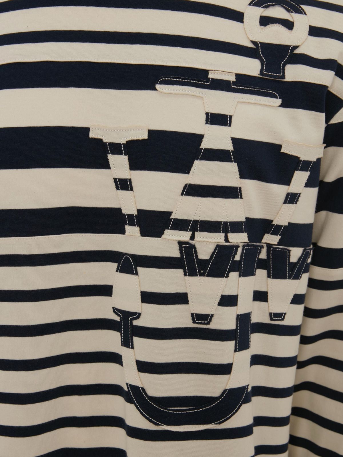 ラスト1点 / DECONSTRUCTED ANCHOR LS T-SHIRT / デコントレステッド アンカー ロングスリーブTシャツ (ネイビー/ホワイト)