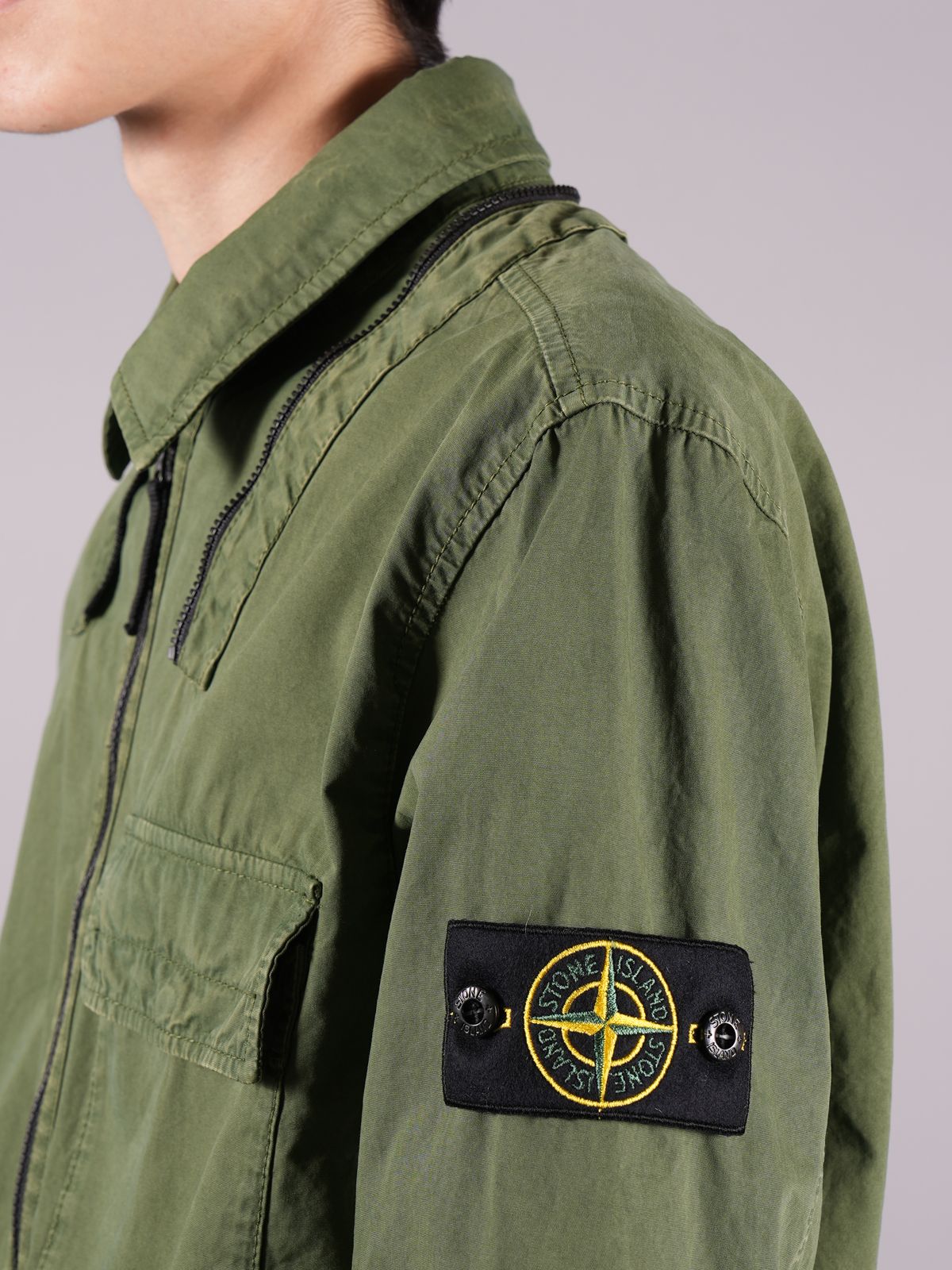 STONE ISLAND - 【ラスト1点】BRUSHED COTTON CANVAS