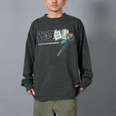 [幽遊白書]  TYUM24AM008 / L/S T-Shirt (YUSUKE/KUWABARA/HIEI /KURAMA)  / ロンT・カットソー (ブラック)