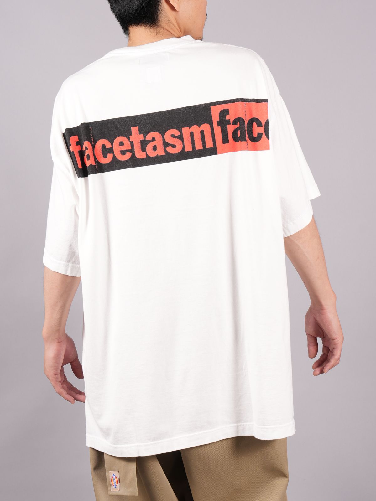 63cm着丈ファセッタズム FACETASM Tシャツ カットソー ロゴ バックプリント