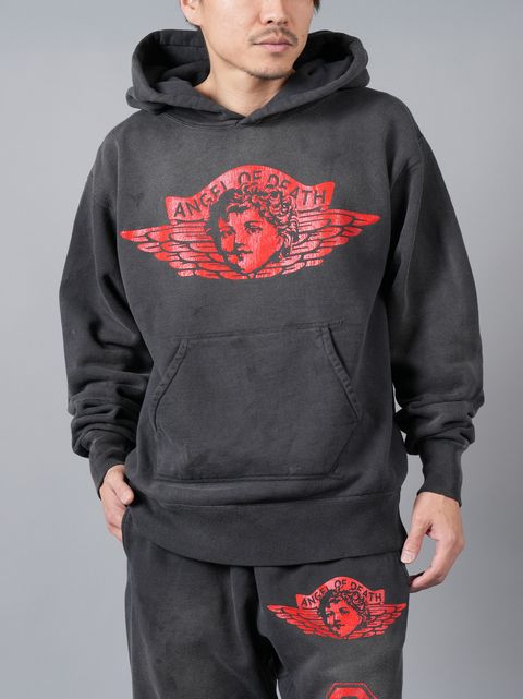 SM-YS8-0000-034 / HOODIE / ANGEL / BLACK / プルオーバフーディー  (ブラック)