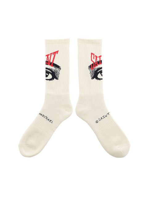 【残りわずか】 SM-S23-0000-102 / SOCKS / EYE / ECRU / ソックス アイ   (エクリュ)