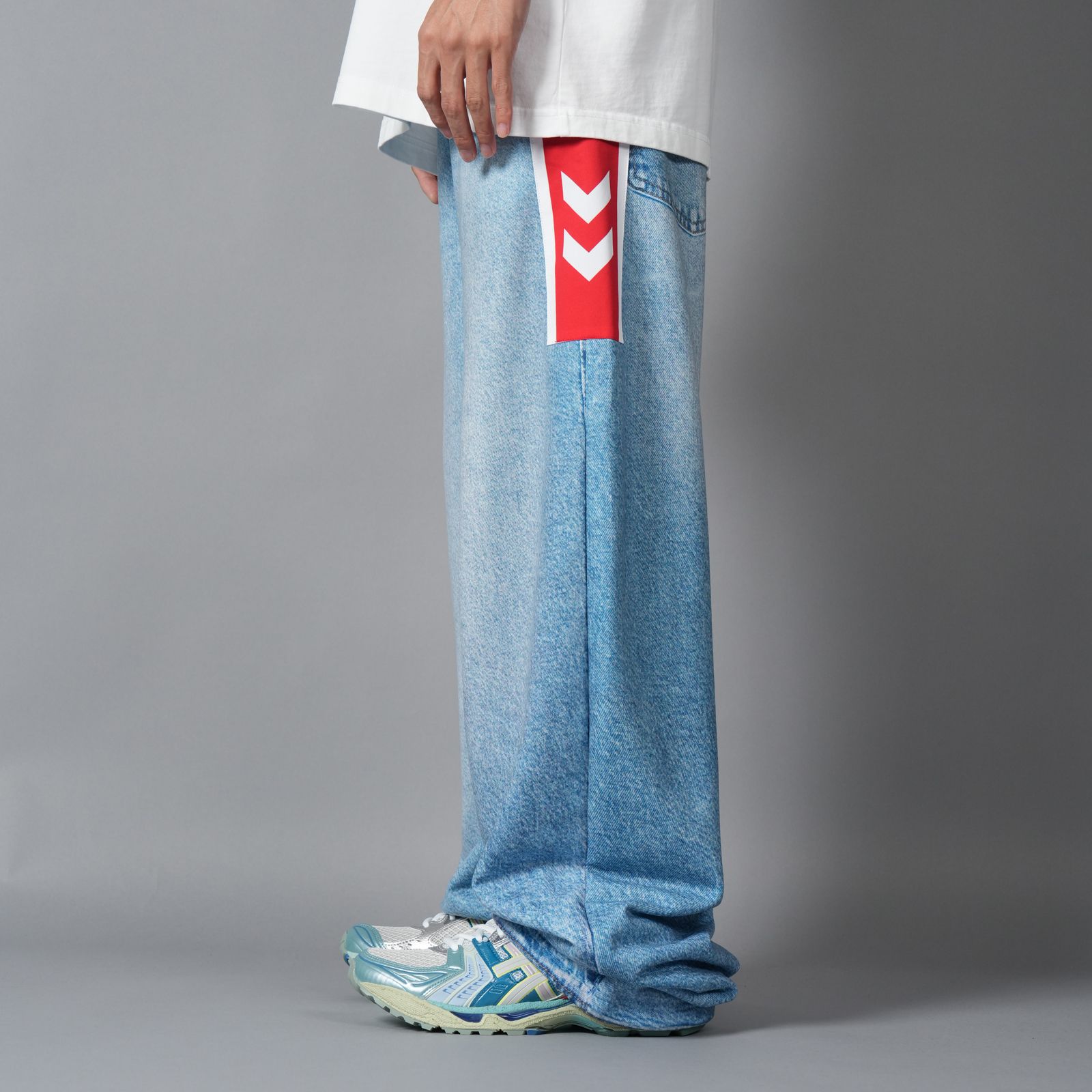 TRANS DENIM SWEAT TROUSER / トランス デニム スウェット トラウザー (インディゴ)