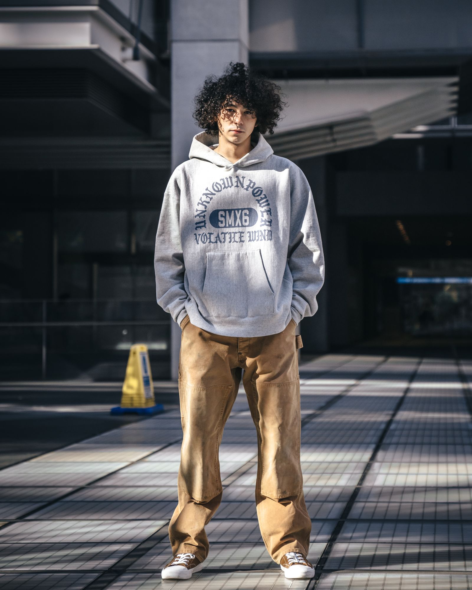 【ラスト1点】 SM-S23-0000-045 /  HOODIE UNKNOW POWER / フーディー  (グレー)
