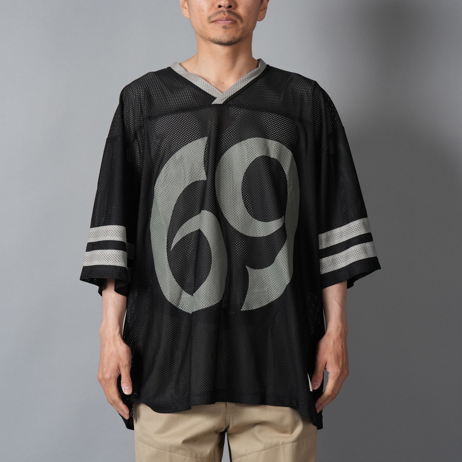 EU-MK8-0000-028 / EU FOOTBALL SS SHIRT / BLACK / フットボールシャツ (ブラック)
