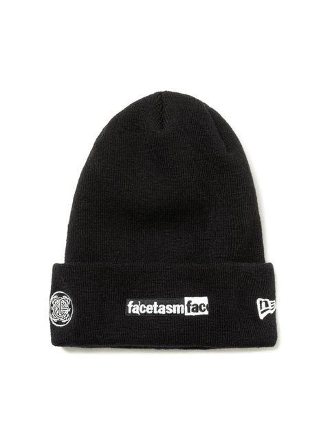 【ラスト1点】【限定】 FACETASM × NEW ERA KNIT CAP / BASIC CUFF KNIT / ベーシックカフニット [ユニセックス](ブラック)
