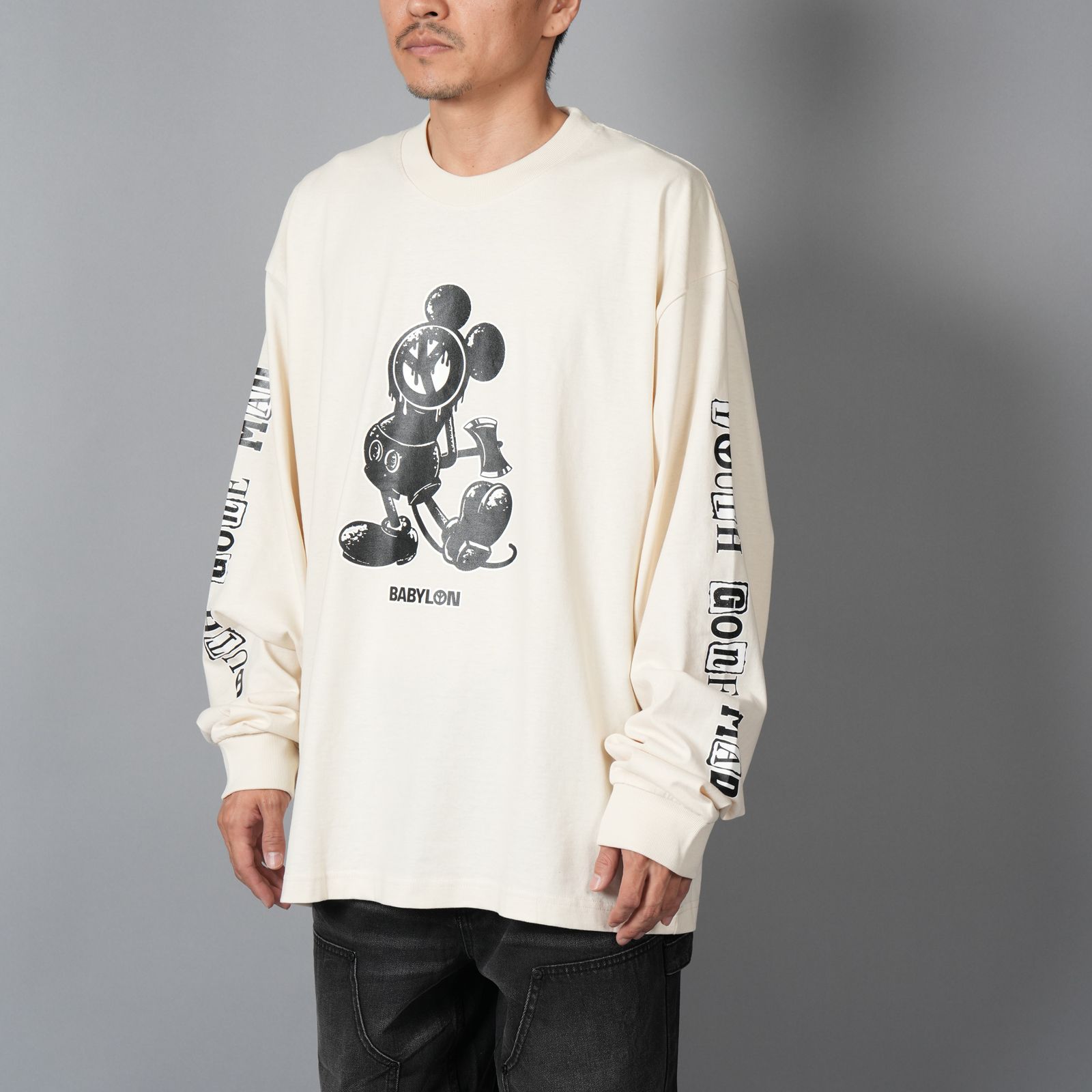 L/S YOUTH GONE MAD TEE / ロンT・カットソー  (サンディーショア)