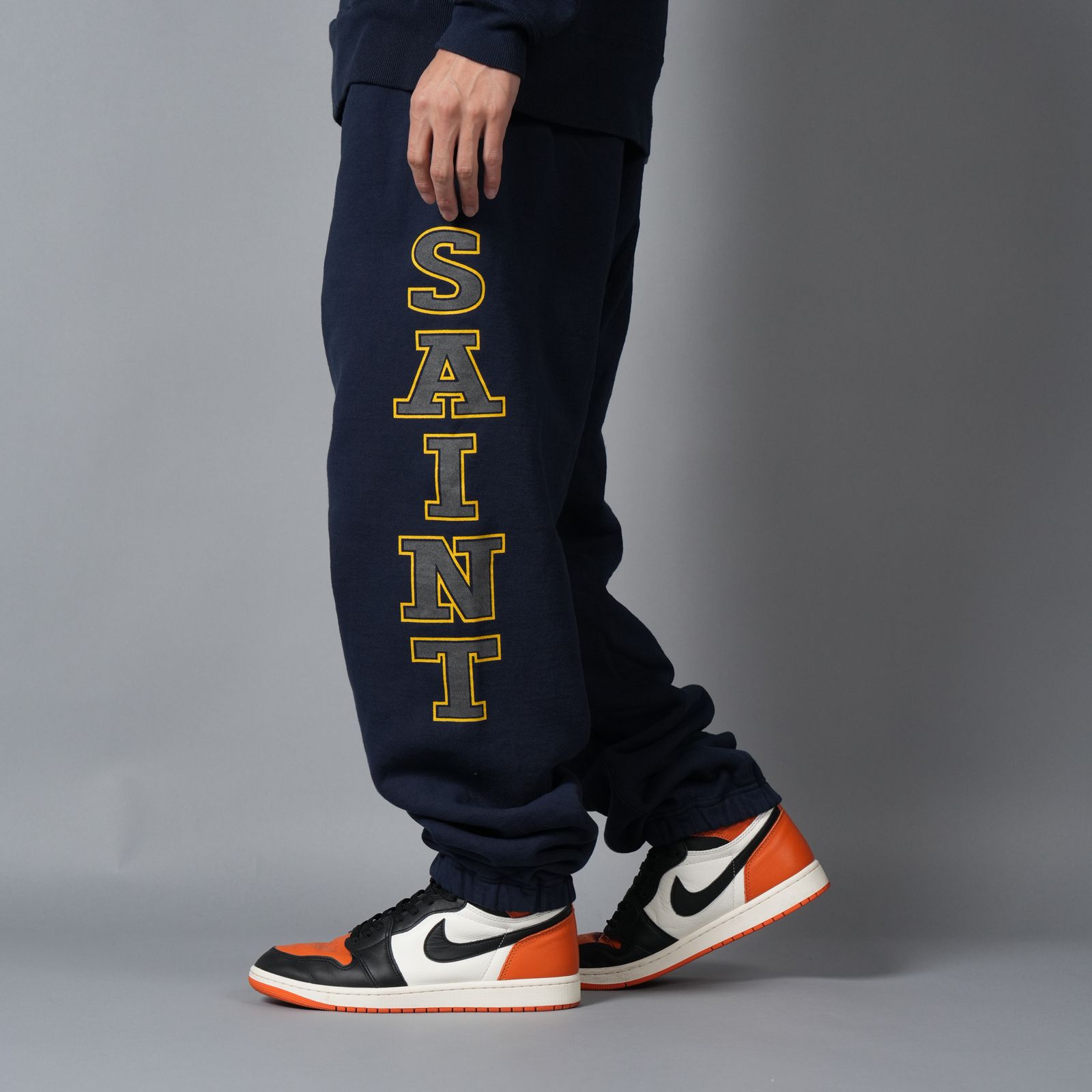 SM-HR1-0000-062 / SWEAT PANTS / SAINT / NAVY / スウェットパンツ (ネイビー)