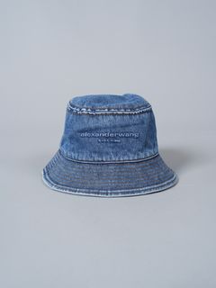 【ラスト1点】 EMBOSSED DENIM BUCKET HAT DEEP BLUE / デニム バケットハット 【ユニセックス】(ディープブルー)