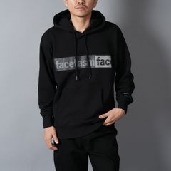 【コラボ】FACETASM×NEW ERA LOGO HOODIE / ロゴフーディー  (ブラック)