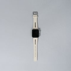 レザーハイブリッドバンド for Apple Watch (ホワイトベージュ)