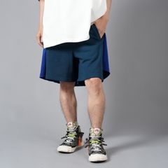 【ラスト1点】 BARS SWEAT SHORTS / セブンバー スウェットショーツ (ペトロル)