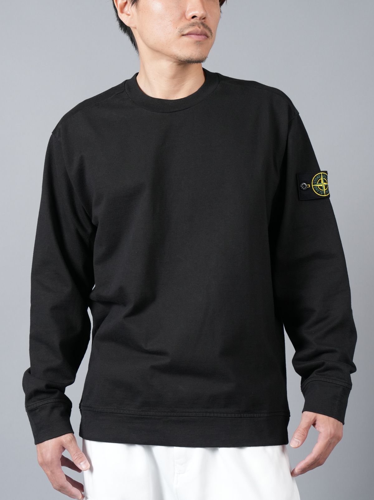 STONE ISLAND - 【ラスト1点】【定番アイテム】HEAVY COTTON JERSEY