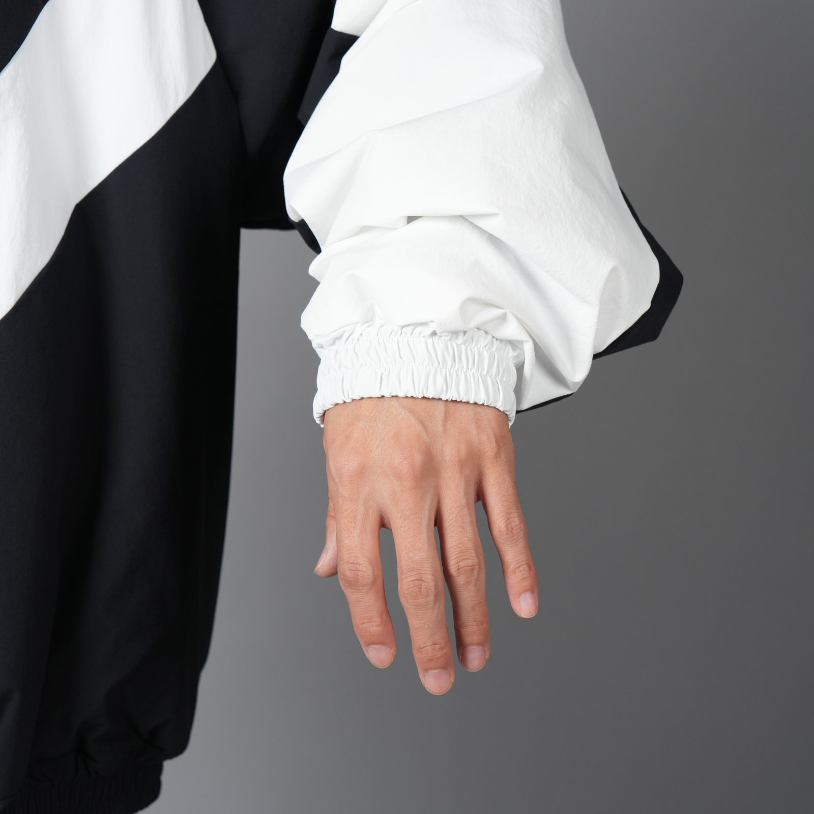 CORDURA CHEV PUFF JACKET / パフジャケット (ブラック/ホワイト)