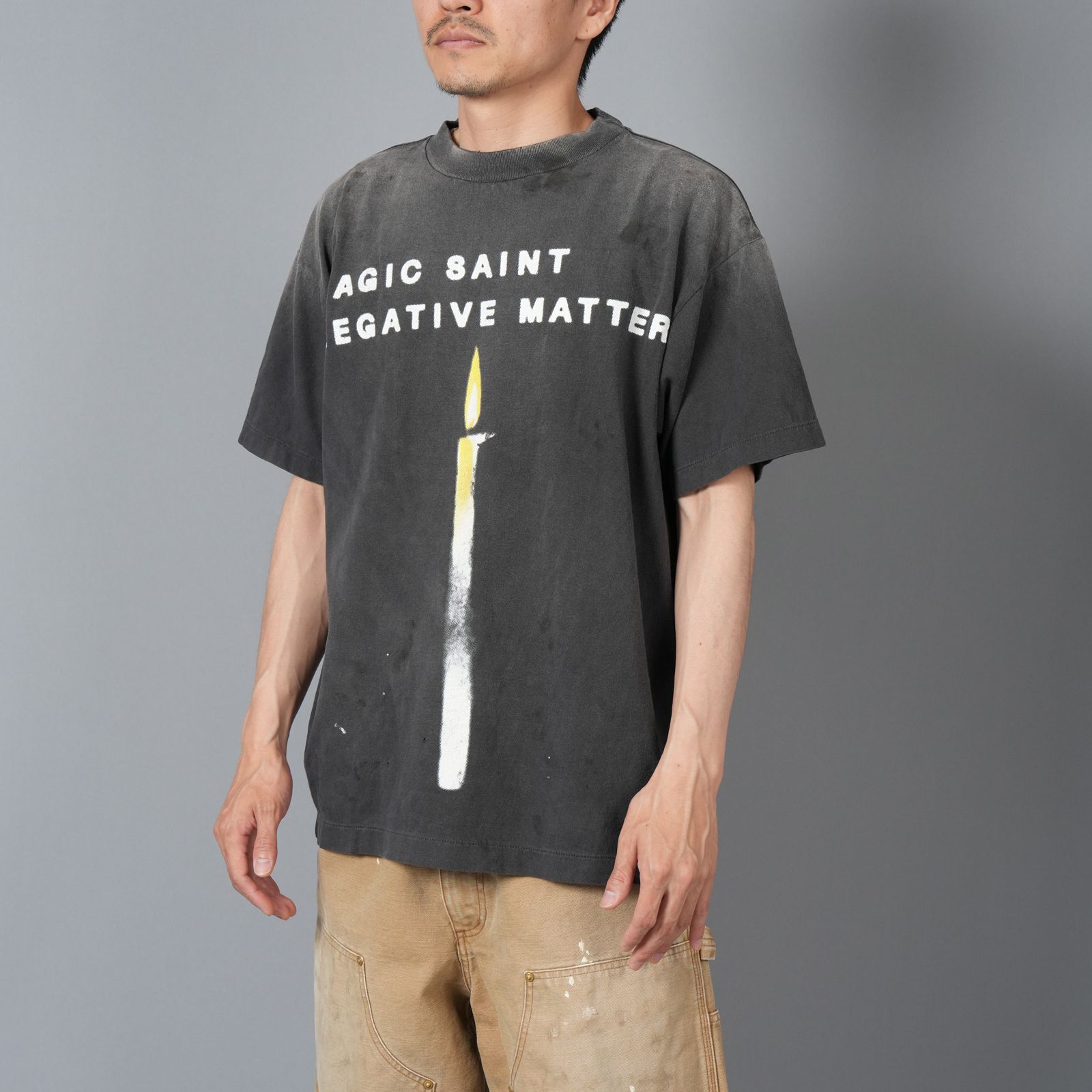 【残りわずか】SM-HR8-0000-008 / SS TEE / CANDLE / BLACK / Tシャツ (ブラック)