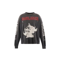 SM-HR1-0000-032 / LS TEE / SAINT YOUTH / BLACK / Tシャツ (ブラック)