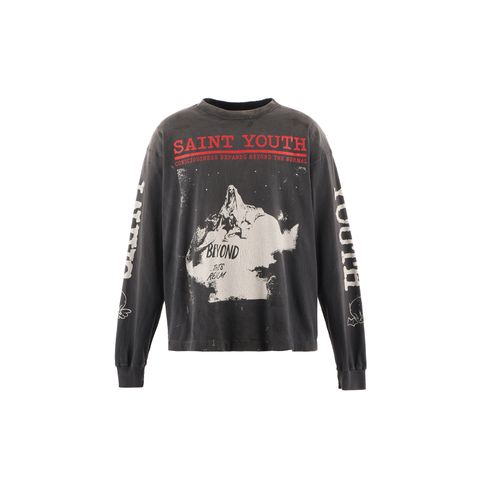 SM-HR1-0000-032 / LS TEE / SAINT YOUTH / BLACK / Tシャツ (ブラック)