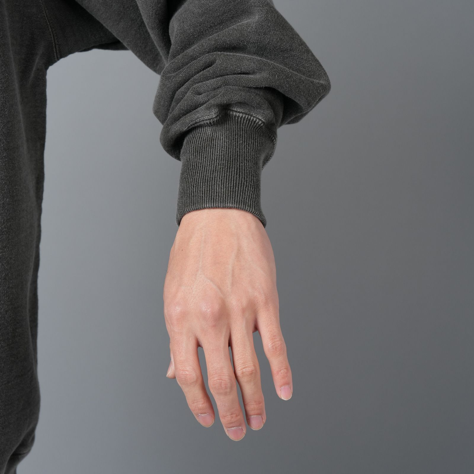 PRINTED CREW NECK "CITY" / プリント クルーネック シティ / スウェット・トレーナー (ブラック)