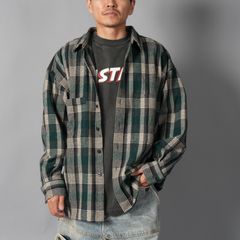 Classic Wool Shirt / クラシックウールシャツ (グリーン)