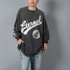 【ラスト1点】【コラボ】SM-HR8-0000-C02 / FG_LS TEE / SNT OF GOD / BLK / ロンT・カットソー [オーバーサイズ](ブラック)