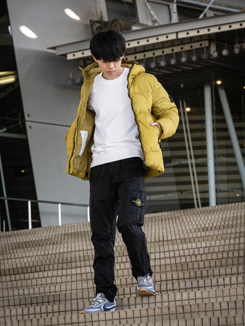 STONE ISLAND / GARMENT DYED CRINKLE REPS NY DOWN-TC