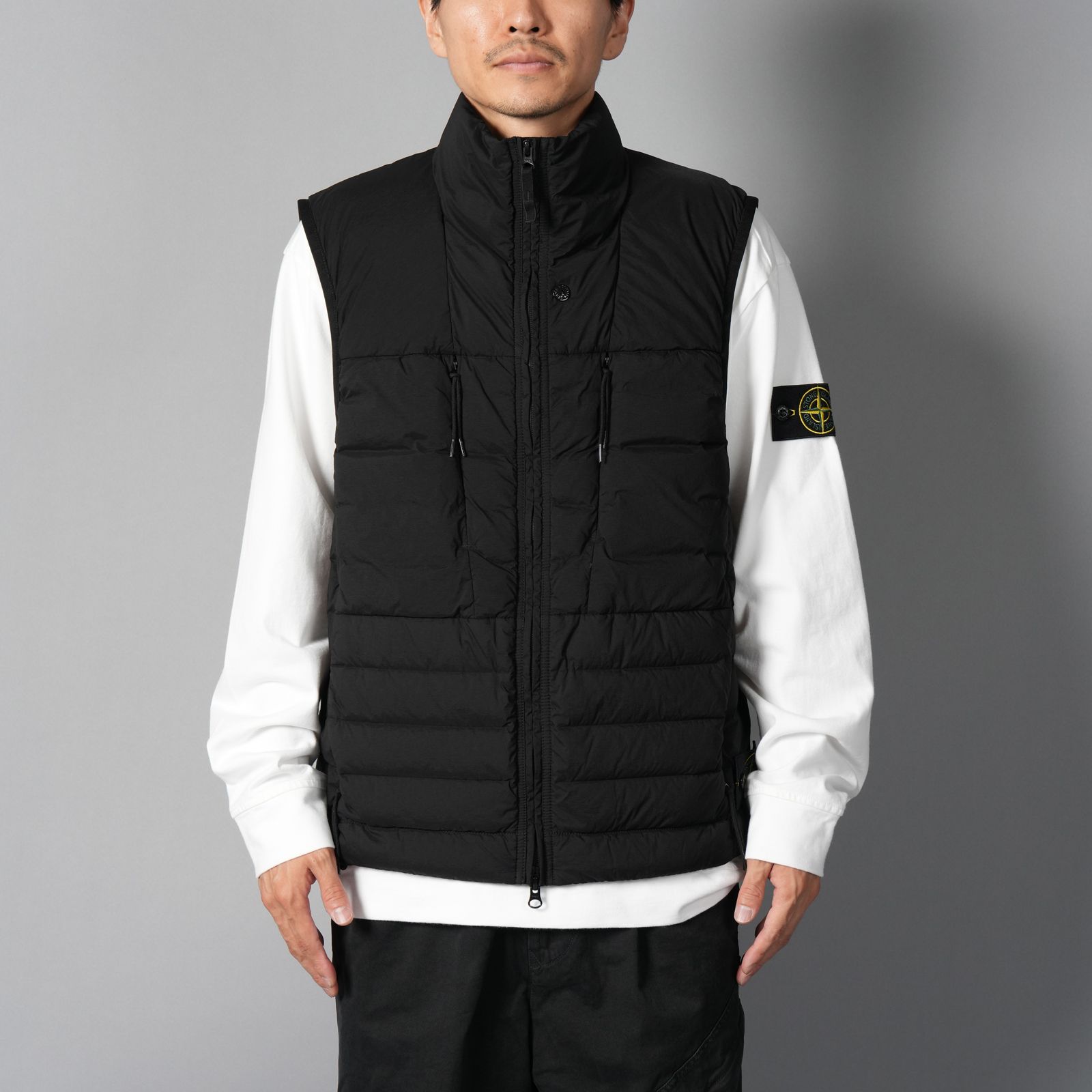 G100004 / DOWN VEST / ダウンベスト[ガーメントダイ](ブラック)