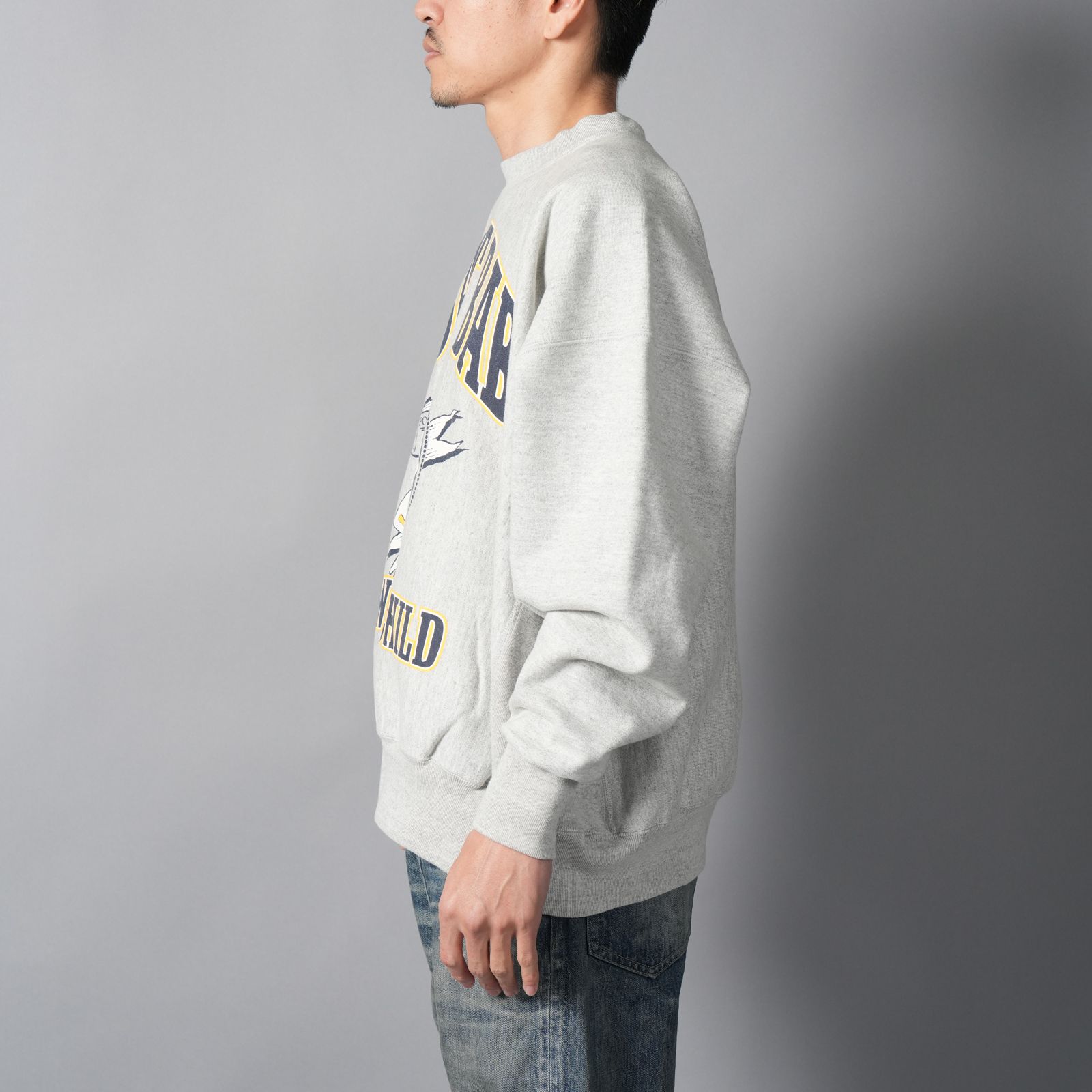 MEER. / 新品・未使用 SHORT LENGTH SWEATSHIRT SAINT M×××××× - 【ラスト1点】SM-HR1-0000-050 / CRW NECK SWT / BABY