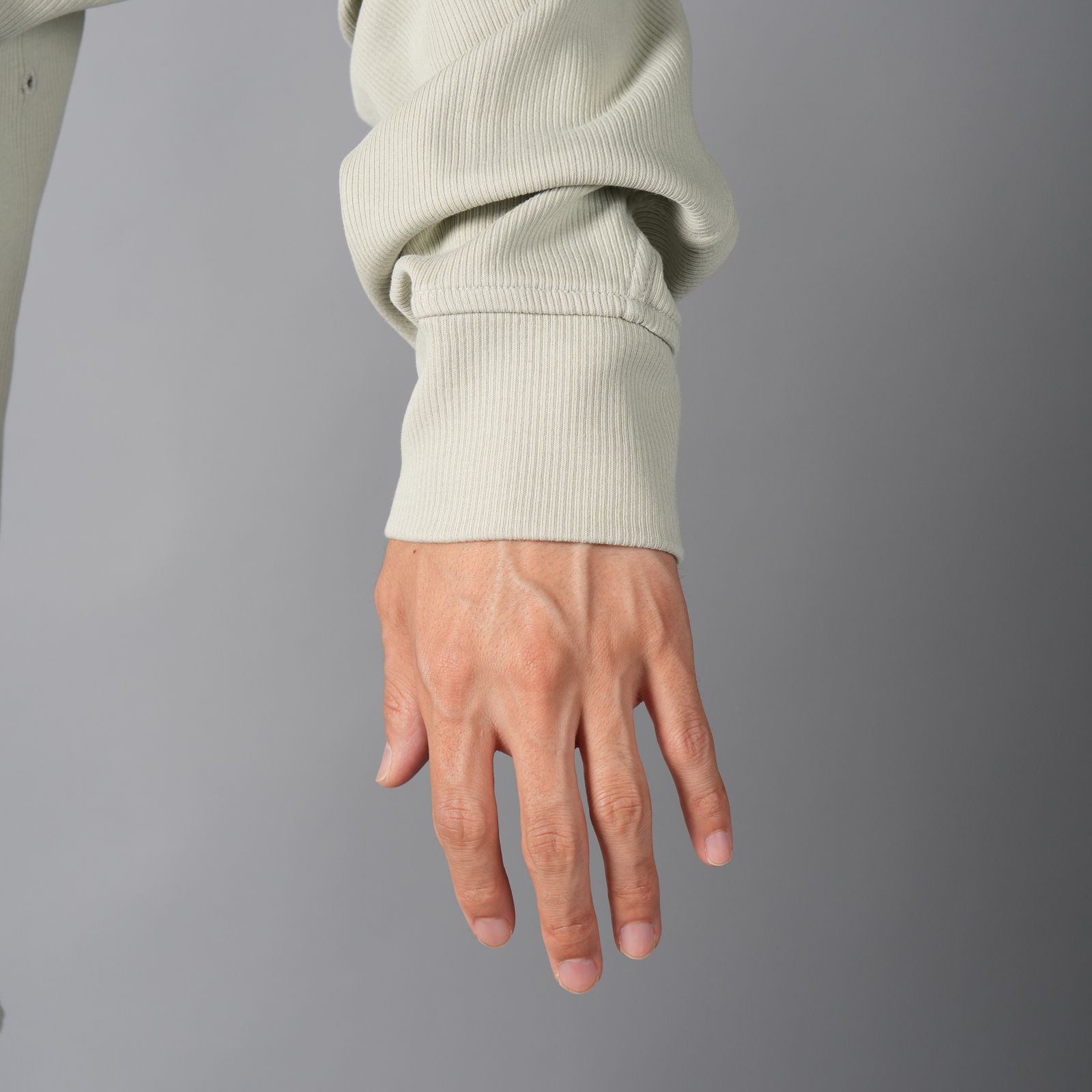 6100017 / ORGANIC COTTON INTERLOCK  / クルーネックスウェット (サンド)