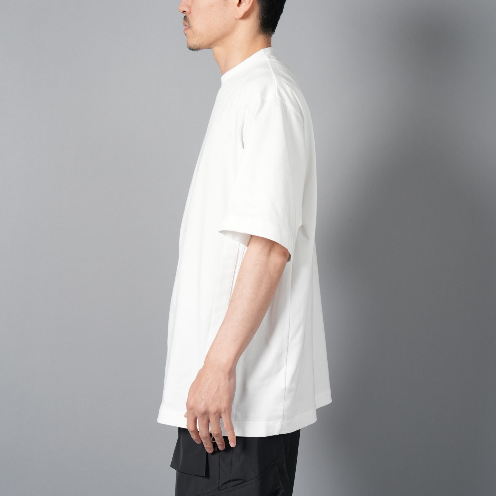 【コラボ】HYBRID PLATING COTTON POLYESTER SHORT T-SHIRT / Tシャツ (ホワイト)