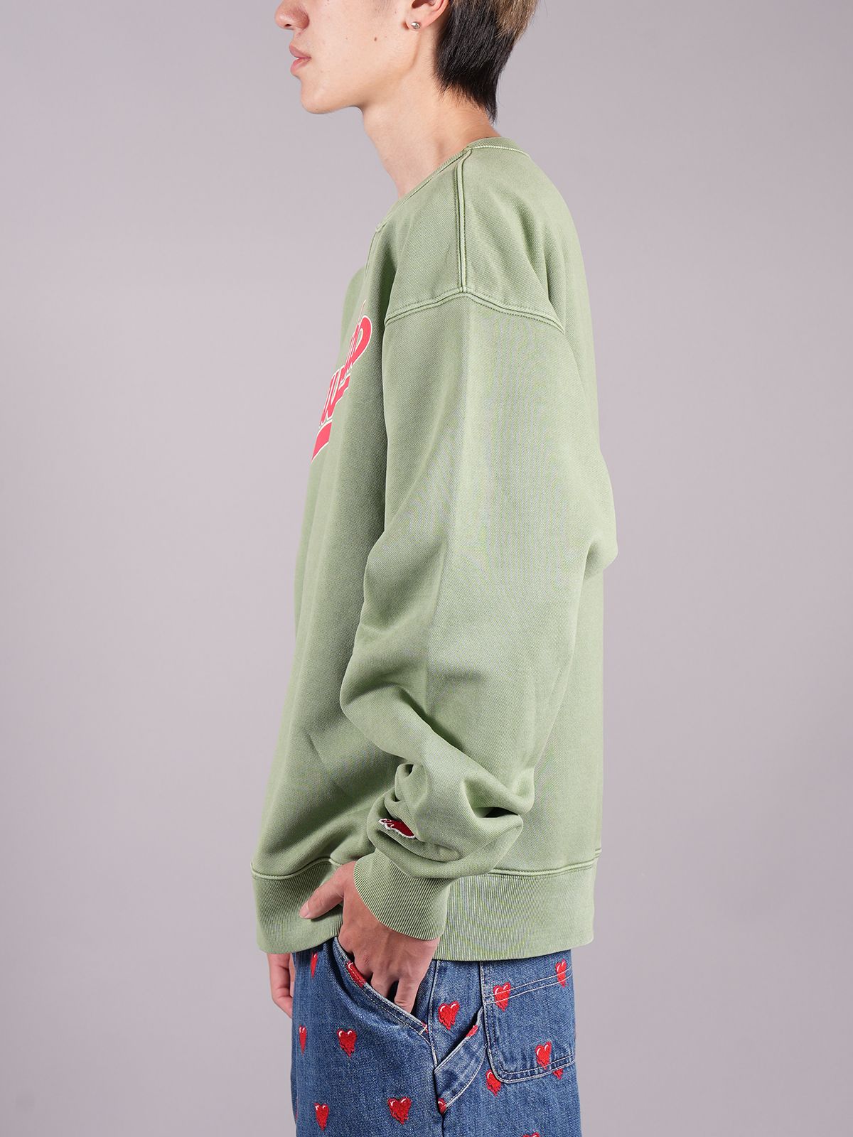 EU PATCHES CREWNECK / トレーナー   (グリーン)