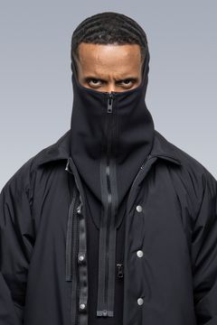 【ラスト1点】NG4-SS / Modular Zippered schoeller  3XDRY WB-400 Neck Gaiter / ネックゲイター [ストレッチ入り] (ブラック)