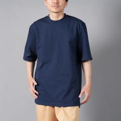 【ラスト1点】マルニパッチ付き オーガニックコットン製 オーバーサイズTシャツ (ネイビー)