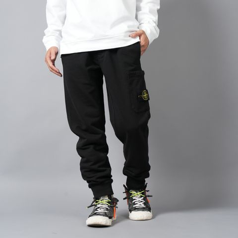 【残りわずか】64551 / FLEECE PANTS / スウェットパンツ [スリムフィット] [ガーメントダイ]  (ブラック)