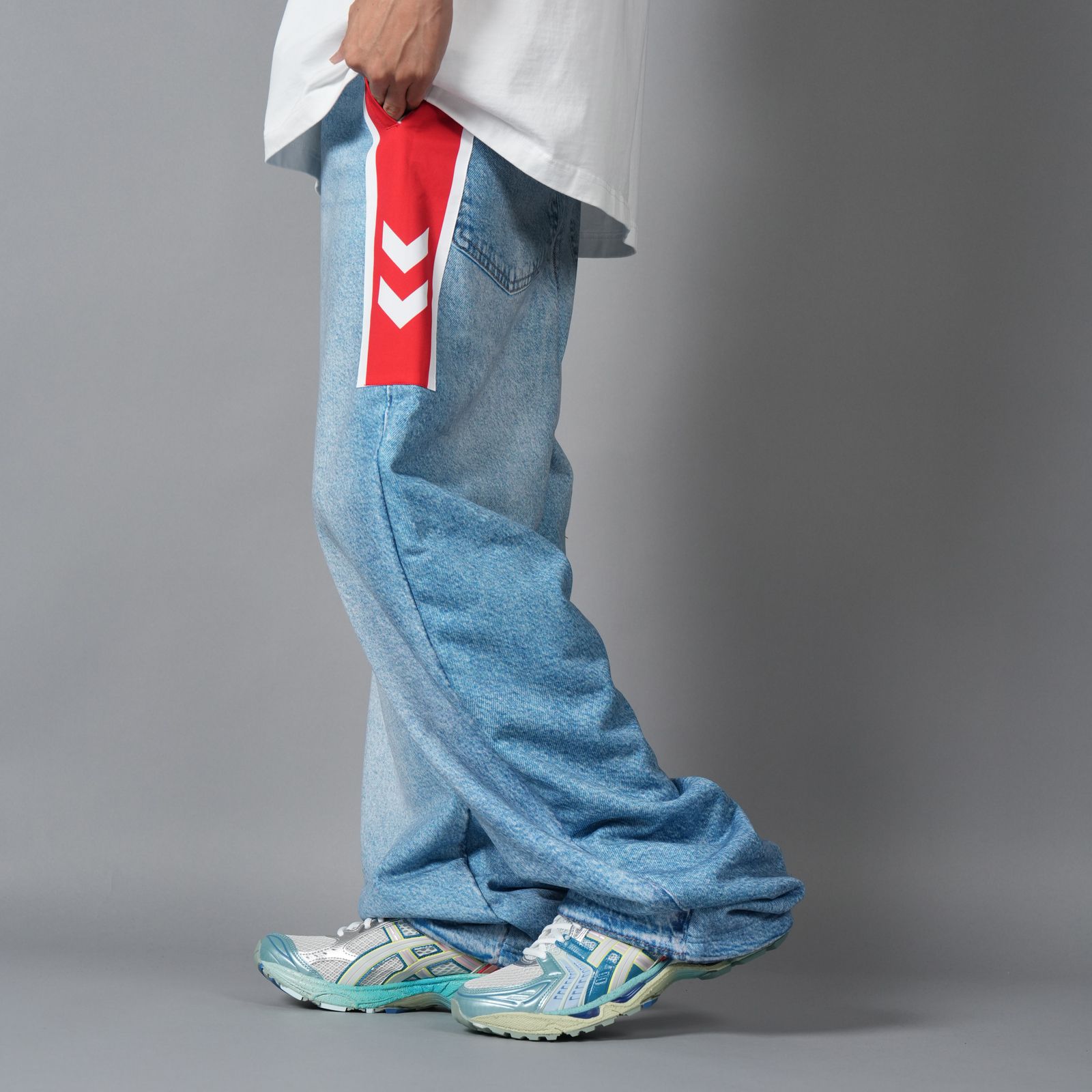 TRANS DENIM SWEAT TROUSER / トランス デニム スウェット トラウザー (インディゴ)