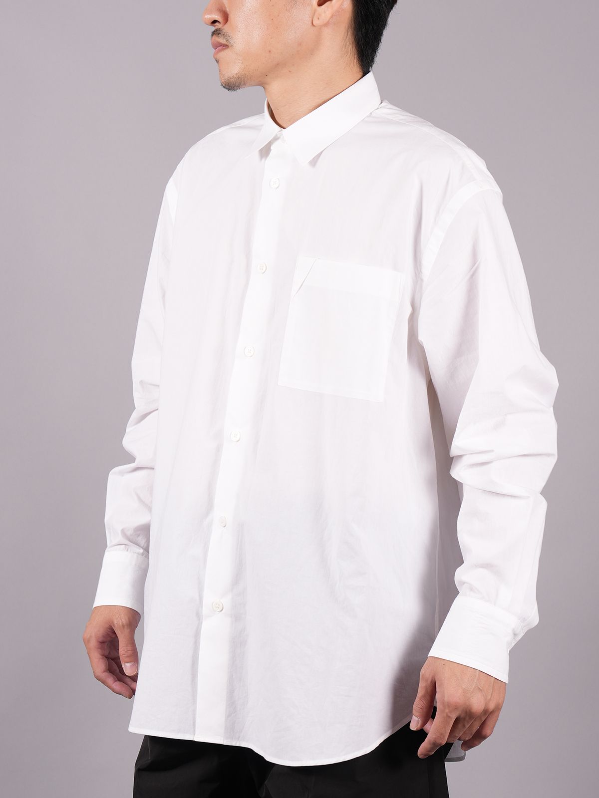 【ラスト1点】【定番アイテム】 BETA SHIRT / ベータ シャツ / 長袖シャツ (ホワイト)