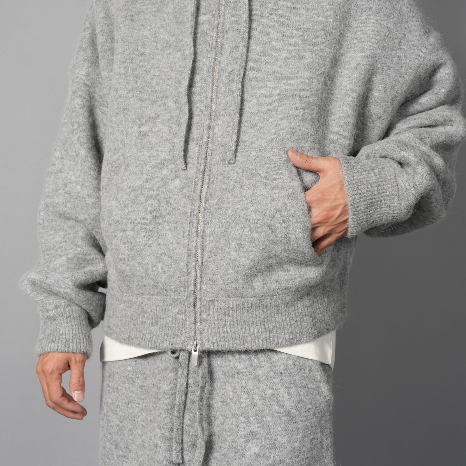 ALPACA KNIT V2 JACKET  / アルパカ ニットジャケット (アルパカクロウド)