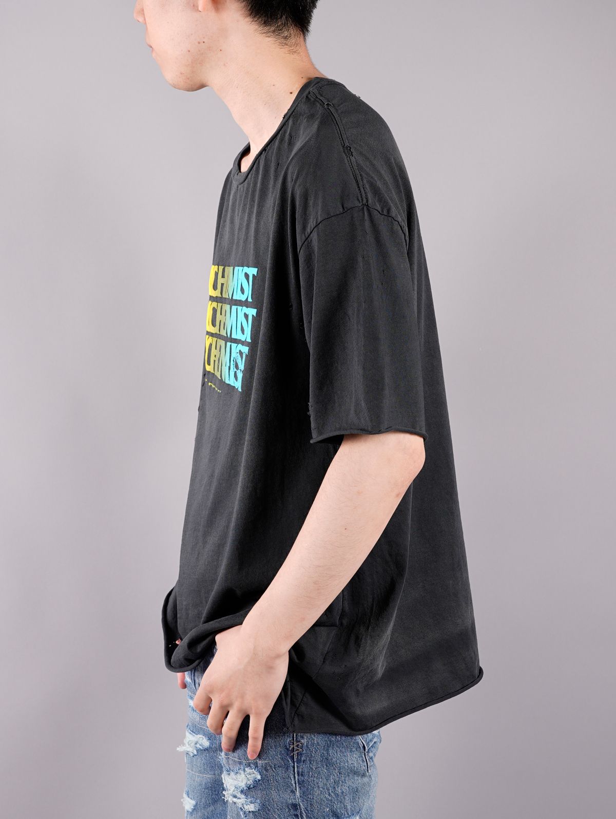 【ラスト1点】 BABOA SS TEE / V-BK  / Tシャツ (ブラック) ロゴT
