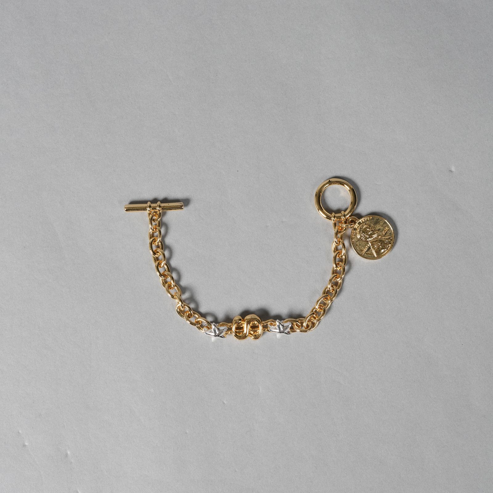 BRACELET-CHAIN / ブレスレット (ゴールド/シルバー)