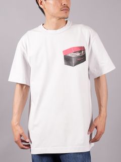 【ラスト1点】 SHORT SLEEVE TEE WITH SHOEBOX / Tシャツ 【ユニセックス】(ガンスモーク)