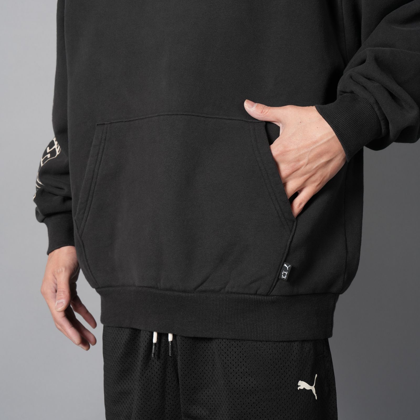 【残りわずか】REPRESENT LS HOODIE / リプレゼント ロングスリーブフーディー (プーマブラック)