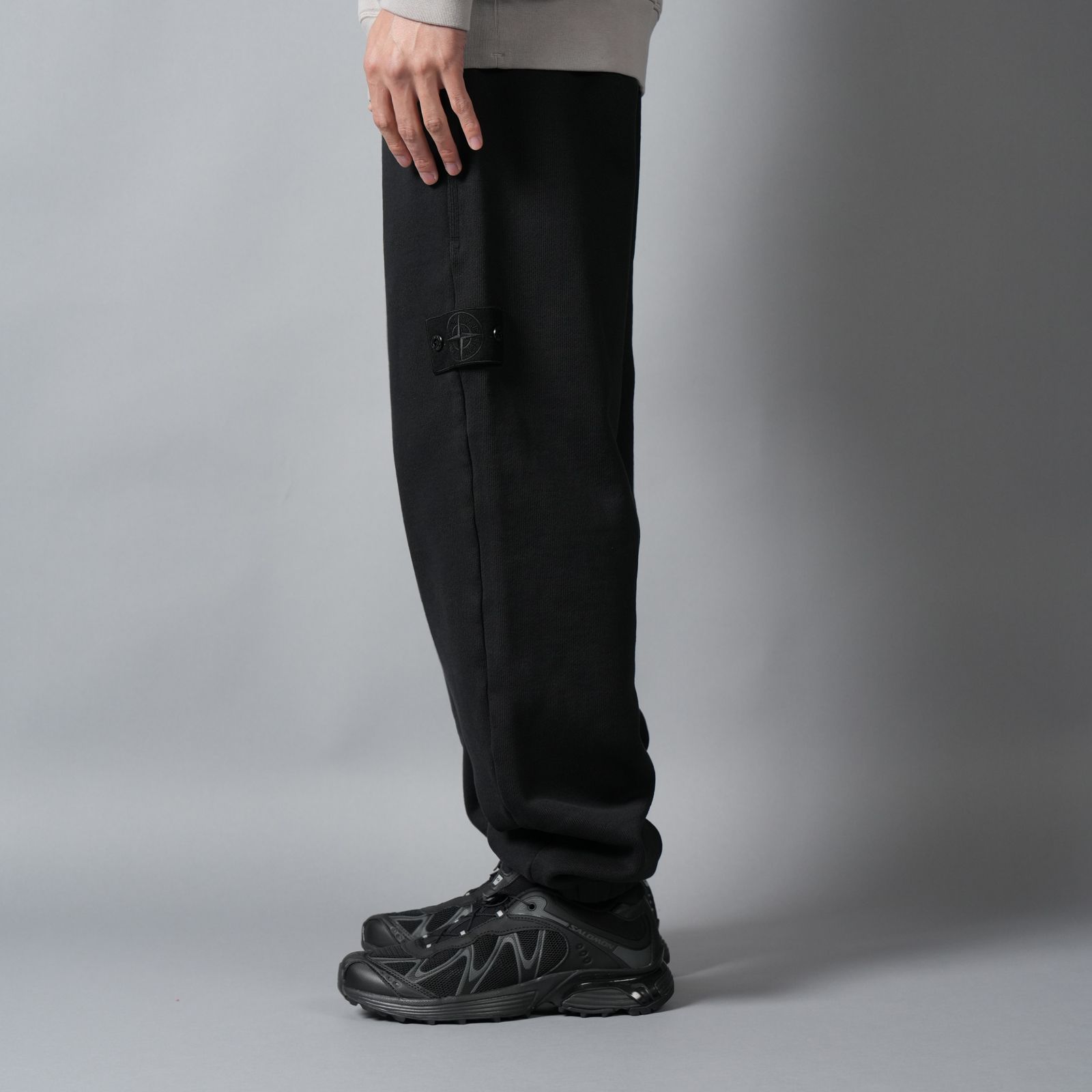 6200008 / HEAVY ORGANIC COTTON FLEECE_S.I. GHOST / スウェットパンツ (ブラック)