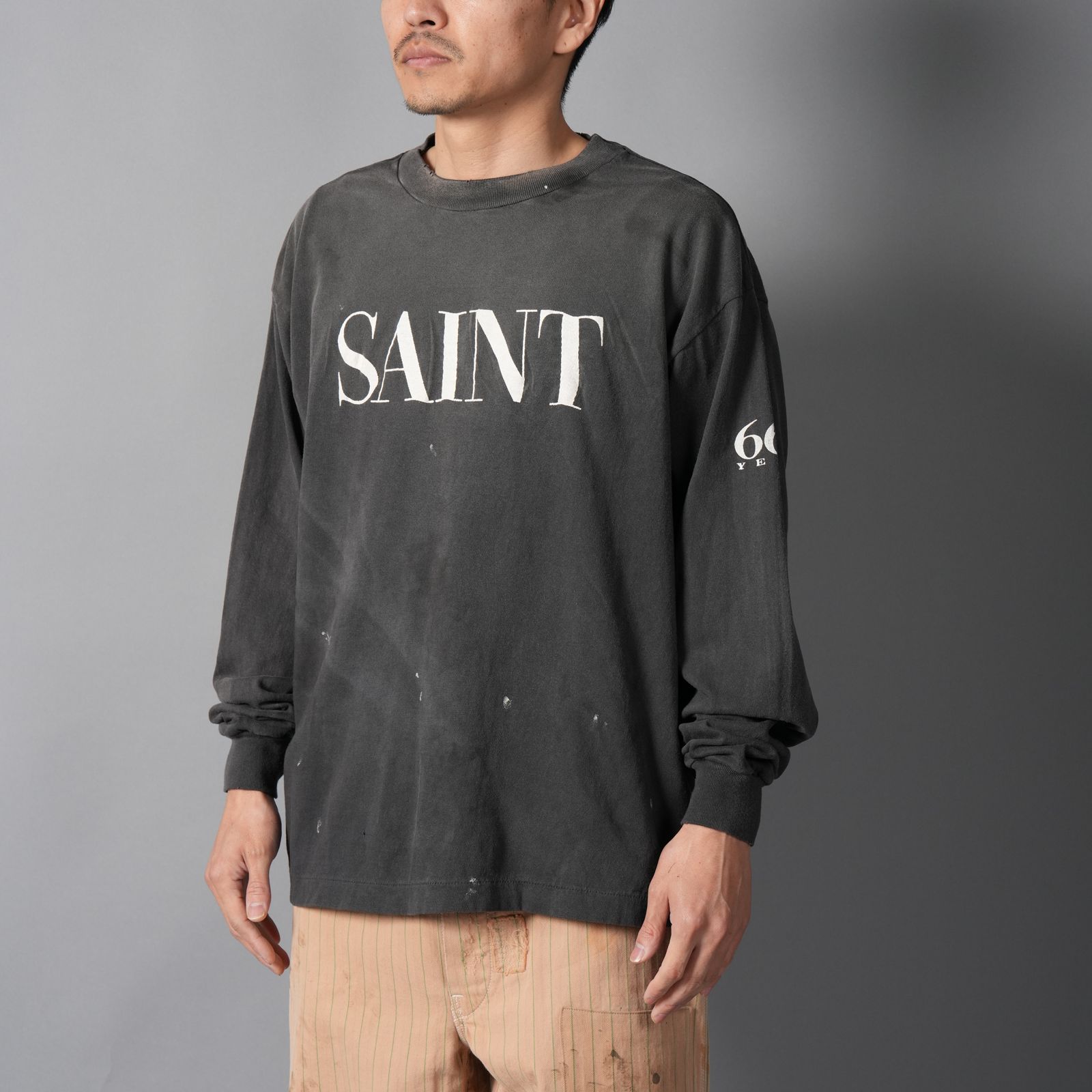 【ラスト1点】SM-MK8-0000-030 / LS T-SHIRT / SAINT 666 / BLACK / ロンT・カットソー (ブラック)