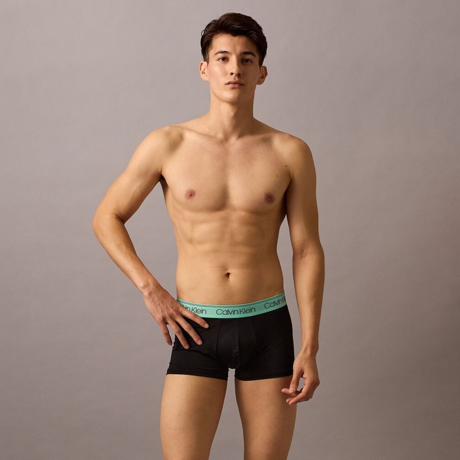 【ラスト1点】LOW RISE TRUNKS / ボクサーパンツ / Micro Stretch / ローライズトランクス [3枚パック](イエロー/パープル/ブルー)
