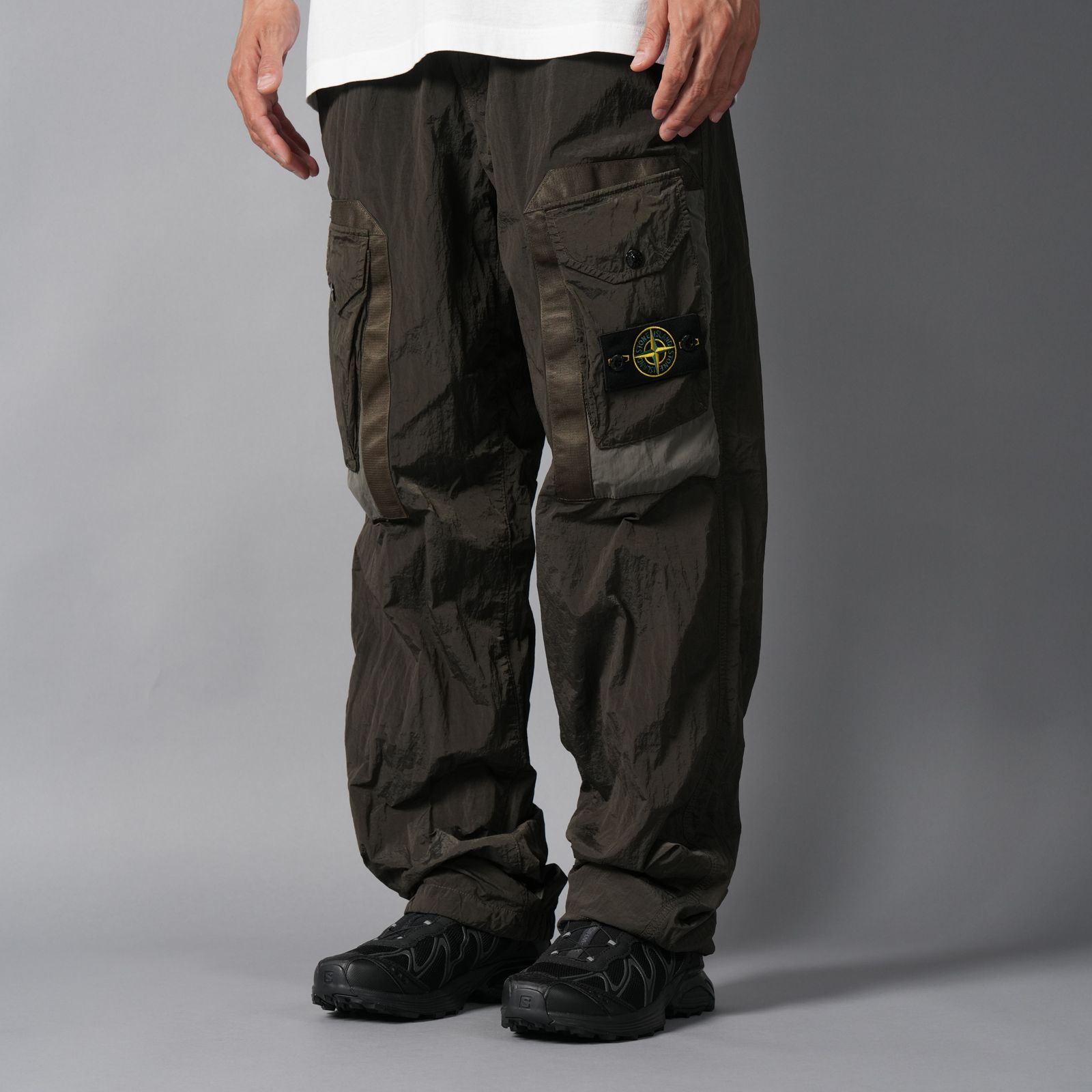 3100010 / CARGO PANTS 【NYLON METAL】【LOOSE FIT】 (コールグレー)