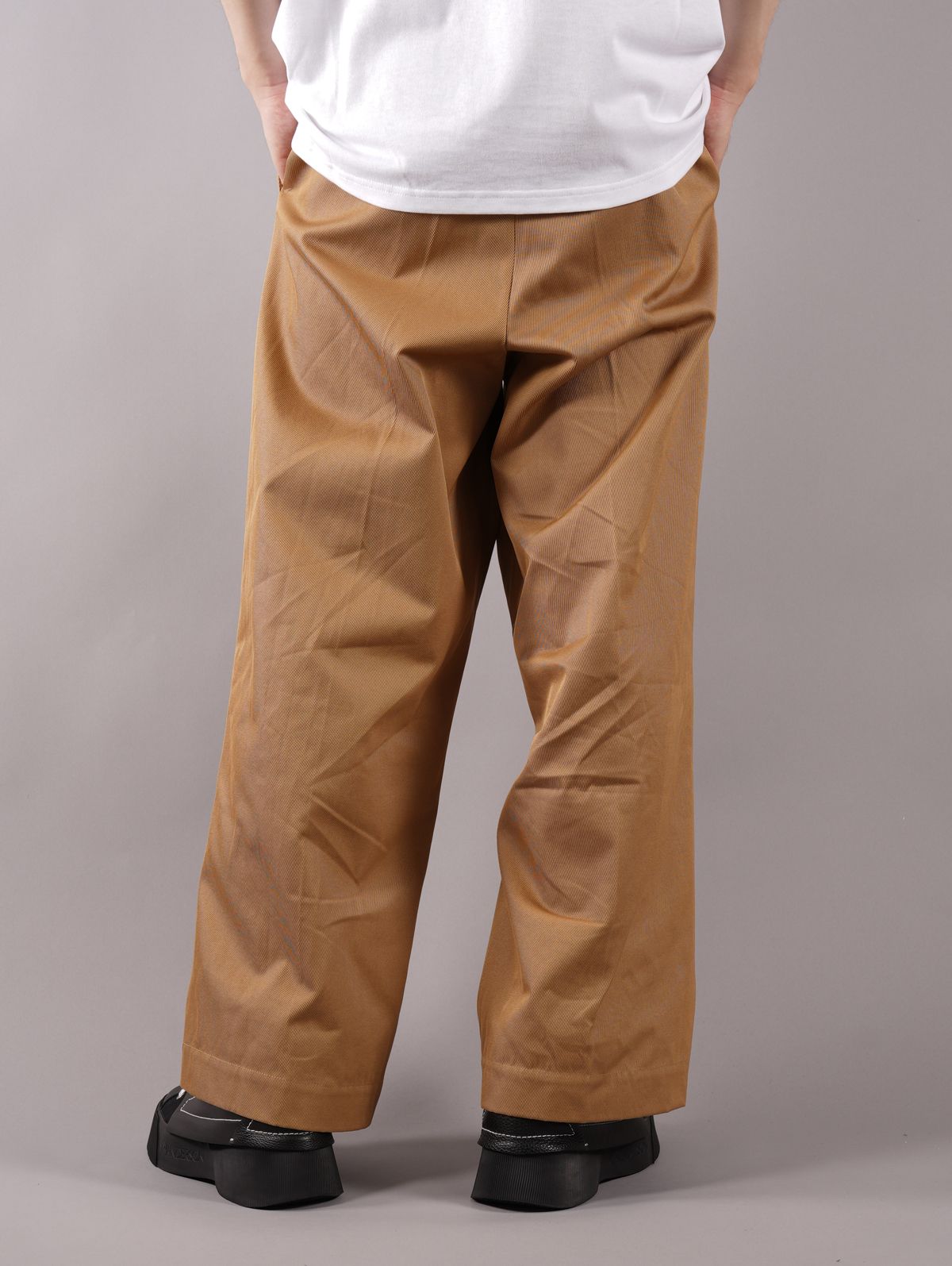 JW ANDERSON - 【ラスト1点】 FRONT PLEAT WIDE LEG TROUSERS