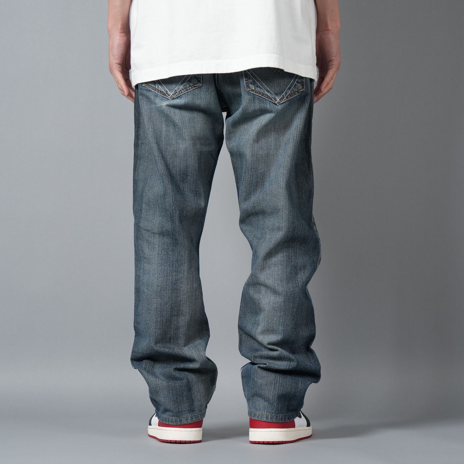 【ラスト1点】BASICKS x Vintage Levi's Heart Pocket Denim / ハートポケットデニム [34インチ] (ブルー)