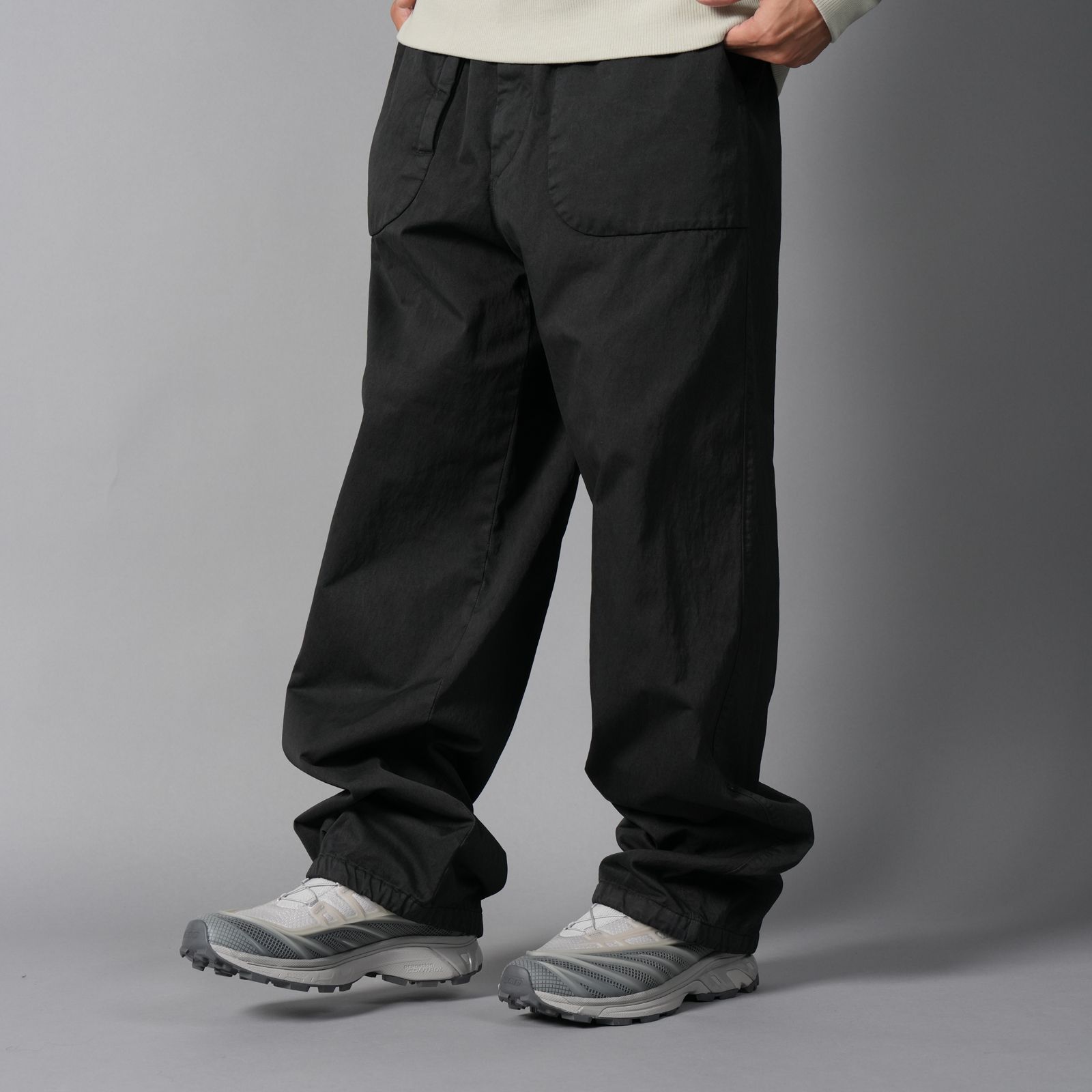 PANTS PANT IN GABARDINE CO/NY / パンツ (ブラック)