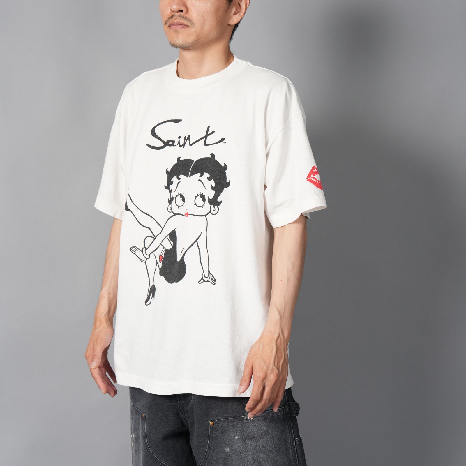 【コラボ】 SM-HR1-0000-C40 / BTY_SS TEE / BETTY / WHITE / Tシャツ (ホワイト)
