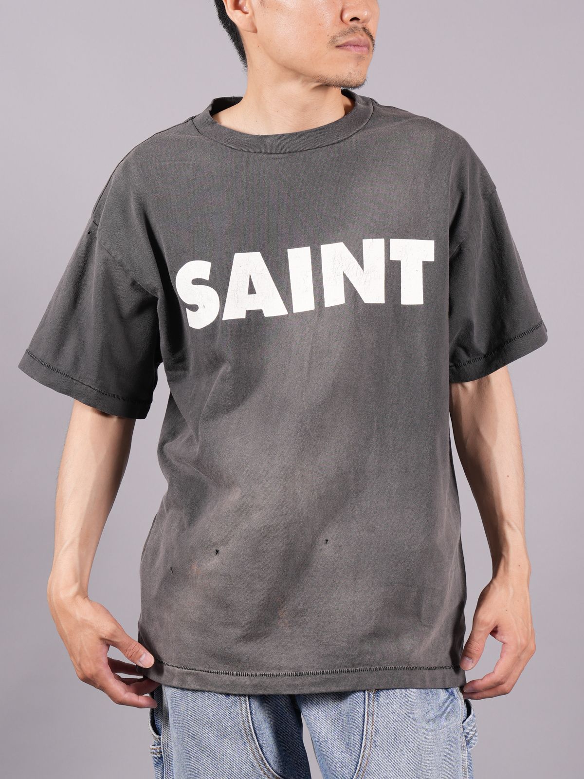 SAINT M×××××× - SM-A23-0000-003 / S>N>T / Tシャツ (ブラック