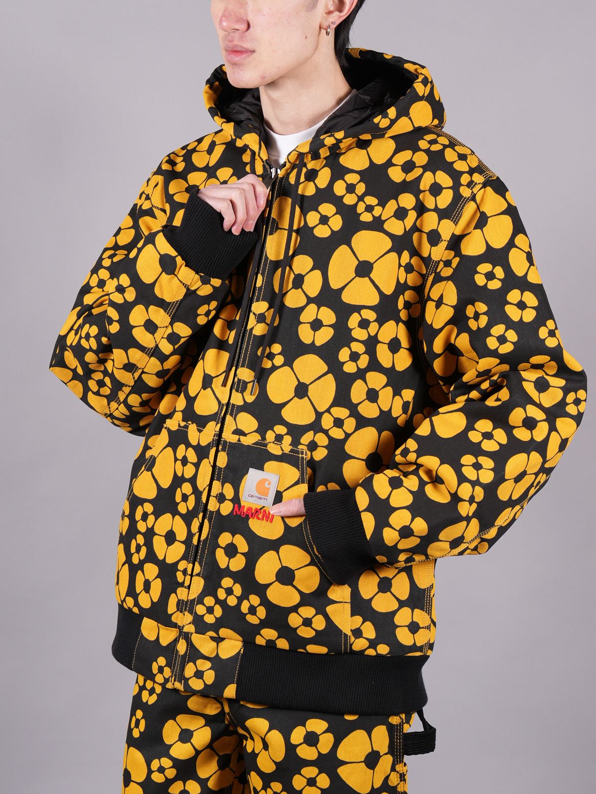 ジャケット/アウターmarni × carhartt マルニ カーハート パーカー ジャケット